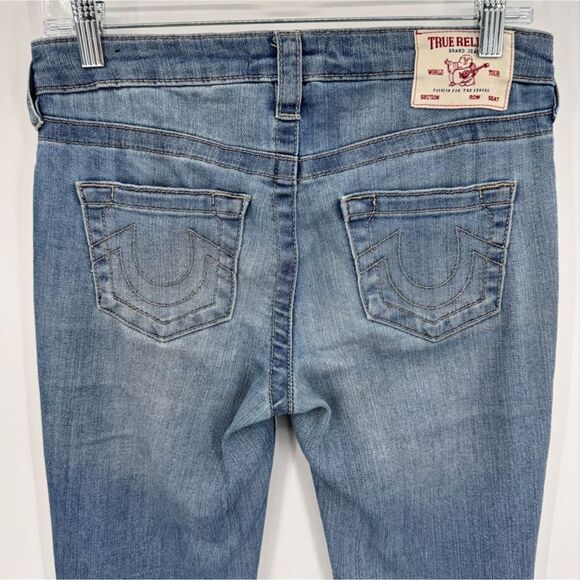 TRUE RELIGION Stella Mid Rise Skinny Jeans Size 25 - Picture 4 of 7